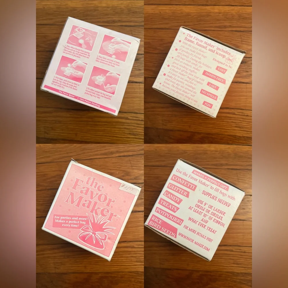 The Favor Maker Gift Box + Pink Fill - Unbranded